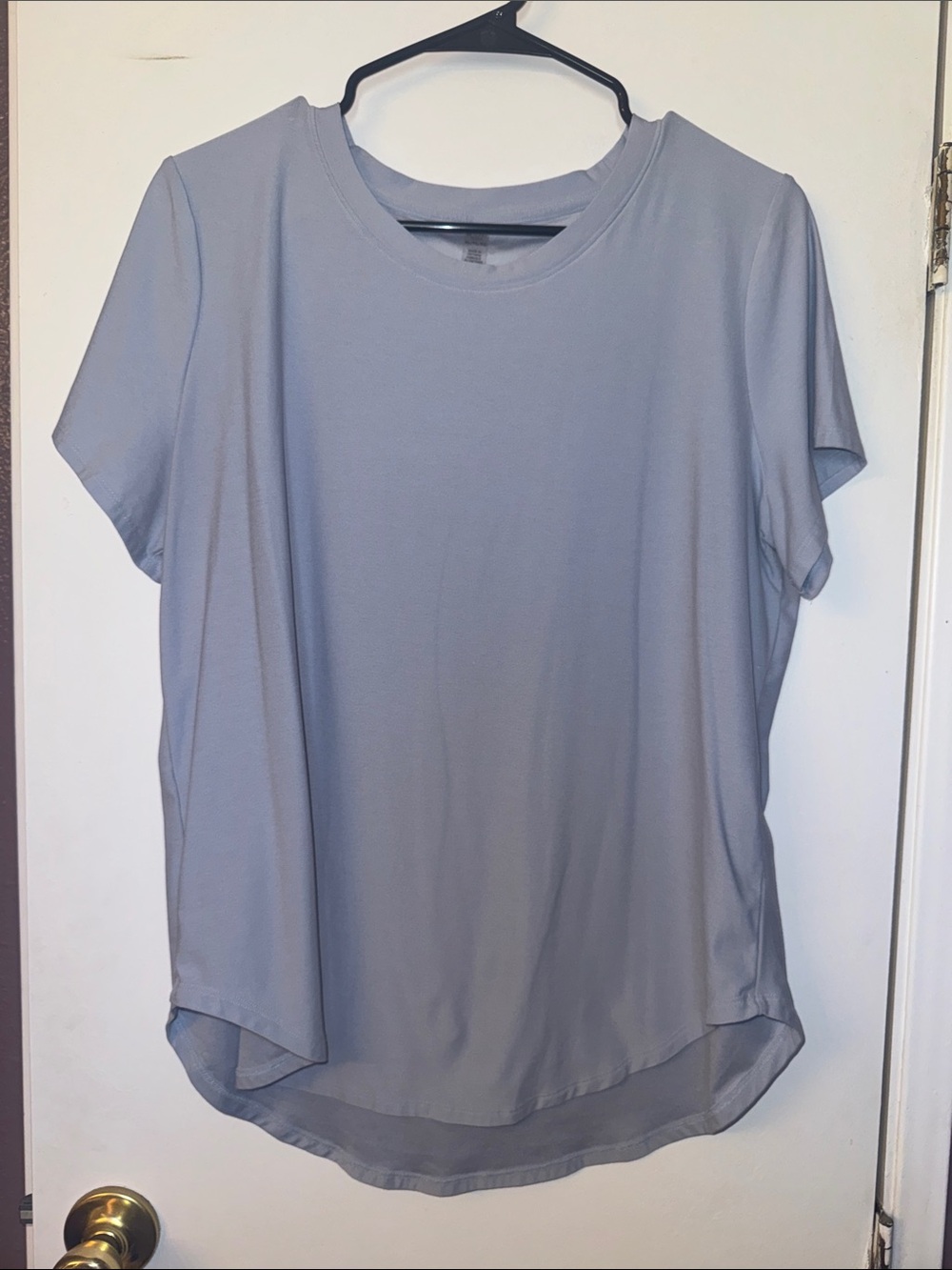 Beyond Yoga Soft Crewneck Short-Sleeve Top in Light Purple